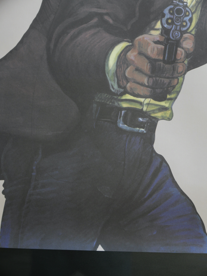 affiche poster cible silhouette gangster police – Image 5