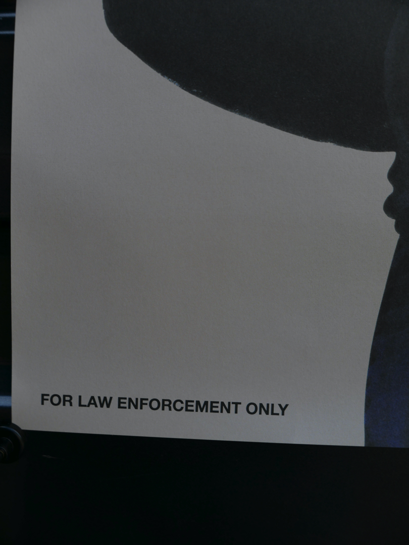 affiche poster cible silhouette gangster police – Image 6