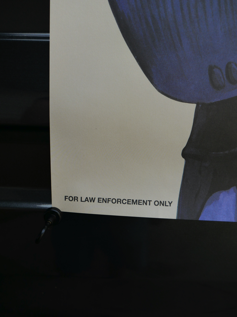 affiche poster cible silhouette gangster police – Image 9