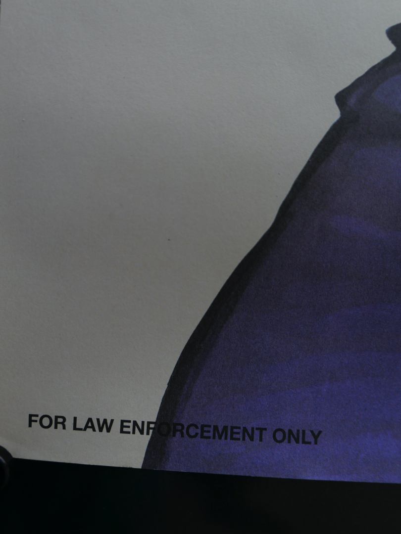 affiche poster cible silhouette gangster police – Image 8