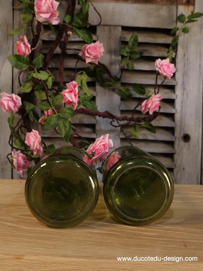 Pot à conserve en verre vert l'ideale - lot de 2 / ref 3 – Image 5