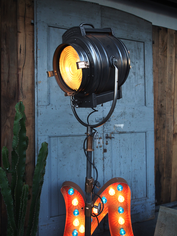 Rare gros projecteur cinema MCALISTER des studios Hollywood Californie 30/40 bronze – Image 12