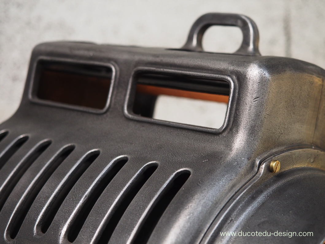 Ancien rare projecteur cinema hollywood Richardson 1930/40 pied cinema roulette – Image 16