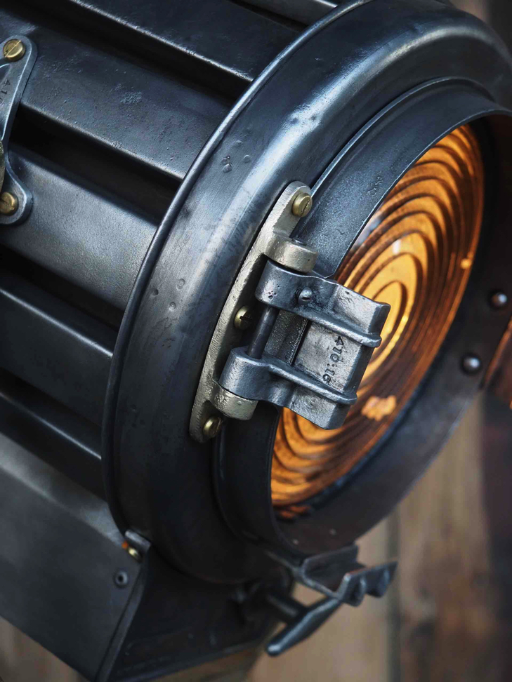 projecteur cinema hollywood Richardson 1930/40 pied roulette – Image 8