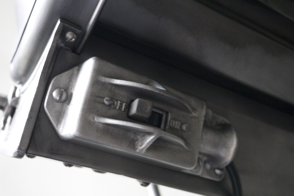 Ancien projecteur cinema hollywood Richardson 1930/40 pied cinema roulette – Image 10