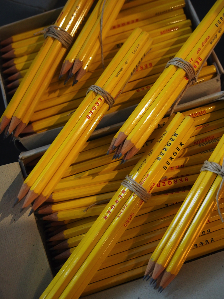 lot 7 crayon papier publicitaire berger stock vintage – Image 4