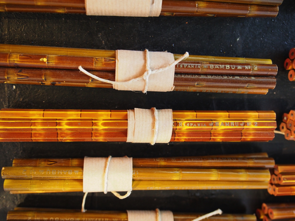 lot 7 crayon papier bambou stock vintage – Image 5