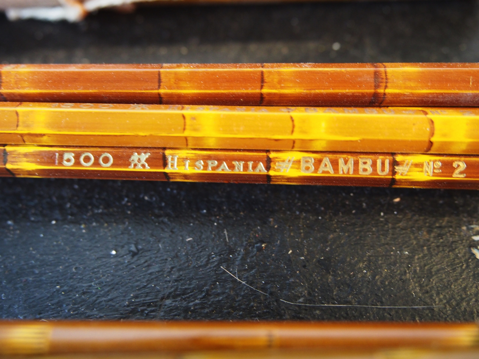 lot 7 crayon papier bambou stock vintage – Image 6