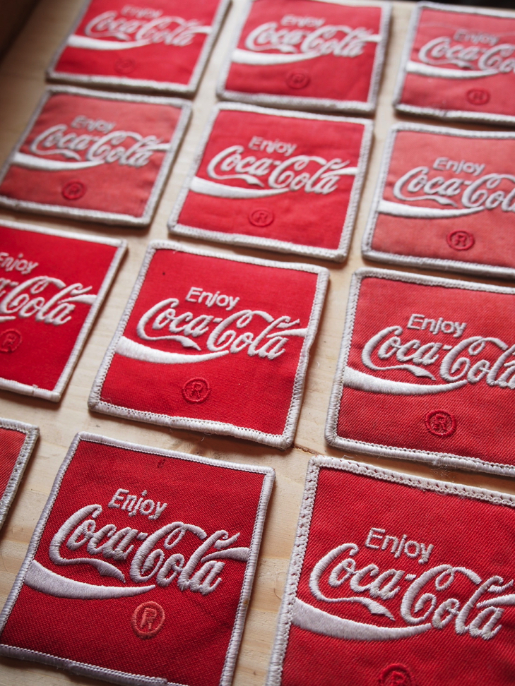 ecusson veste livreur coca cola stock vintage – Image 2