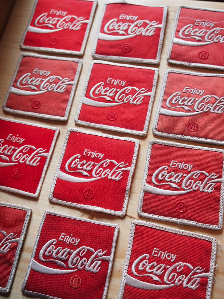ecusson veste livreur coca cola stock vintage – Image 6