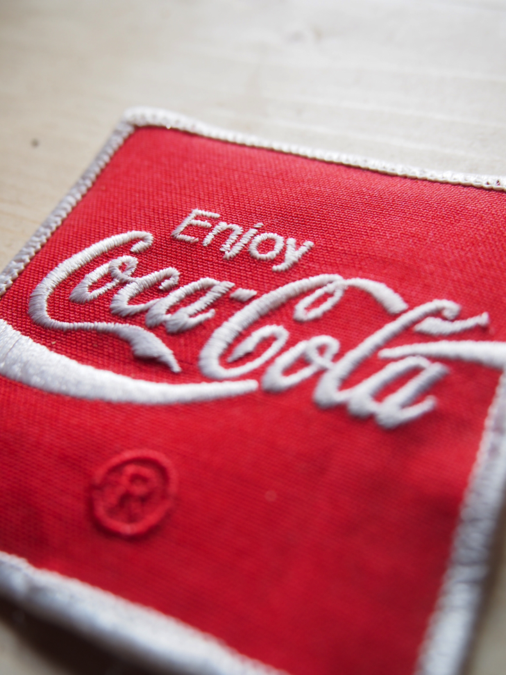 ecusson veste livreur coca cola stock vintage – Image 5