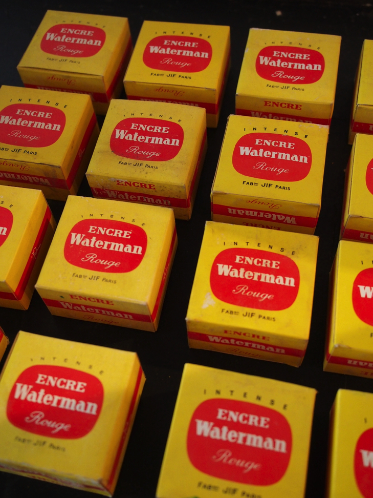 encre Waterman rouge stock vintage – Image 7