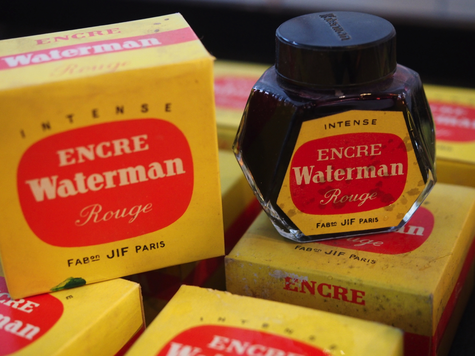 encre Waterman rouge stock vintage – Image 5