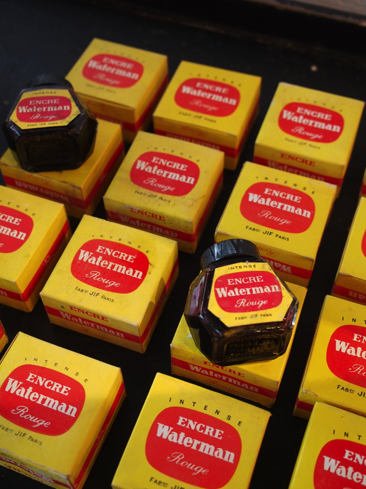 encre Waterman rouge stock vintage – Image 6