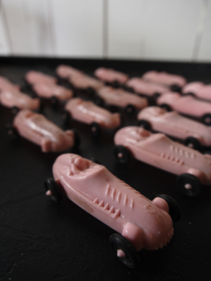 petite voiture de course plastique stock vintage – Image 3