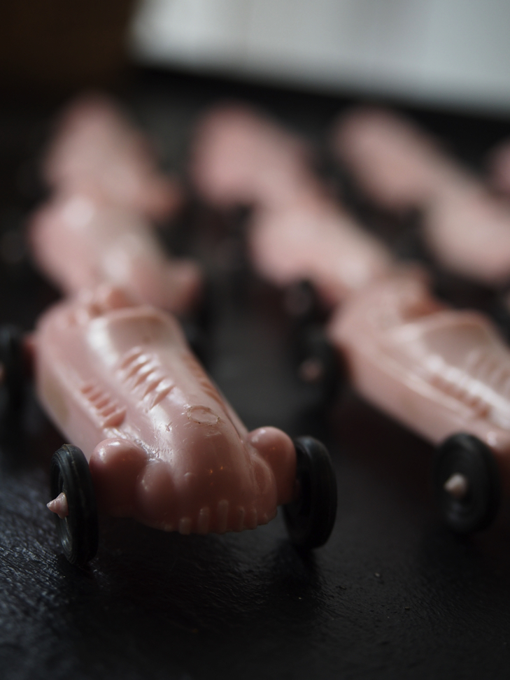 petite voiture de course plastique stock vintage – Image 5