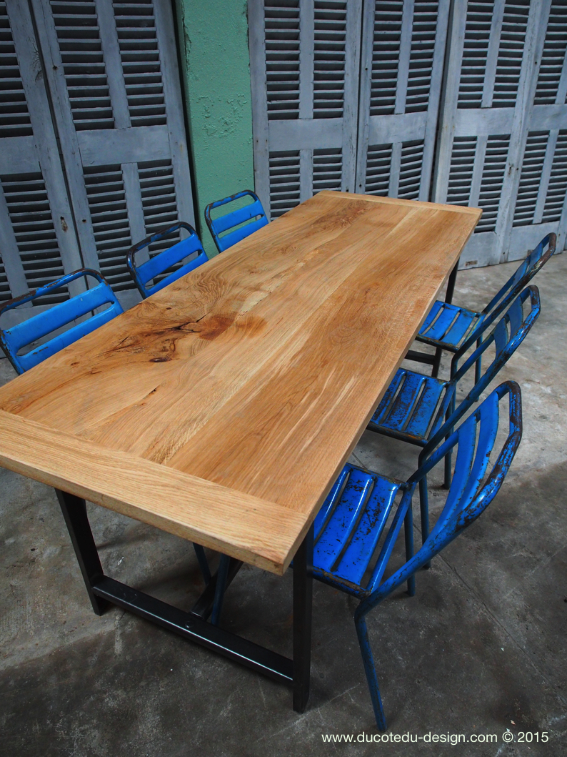 chaise bistrot metal patine d'origine – Image 3