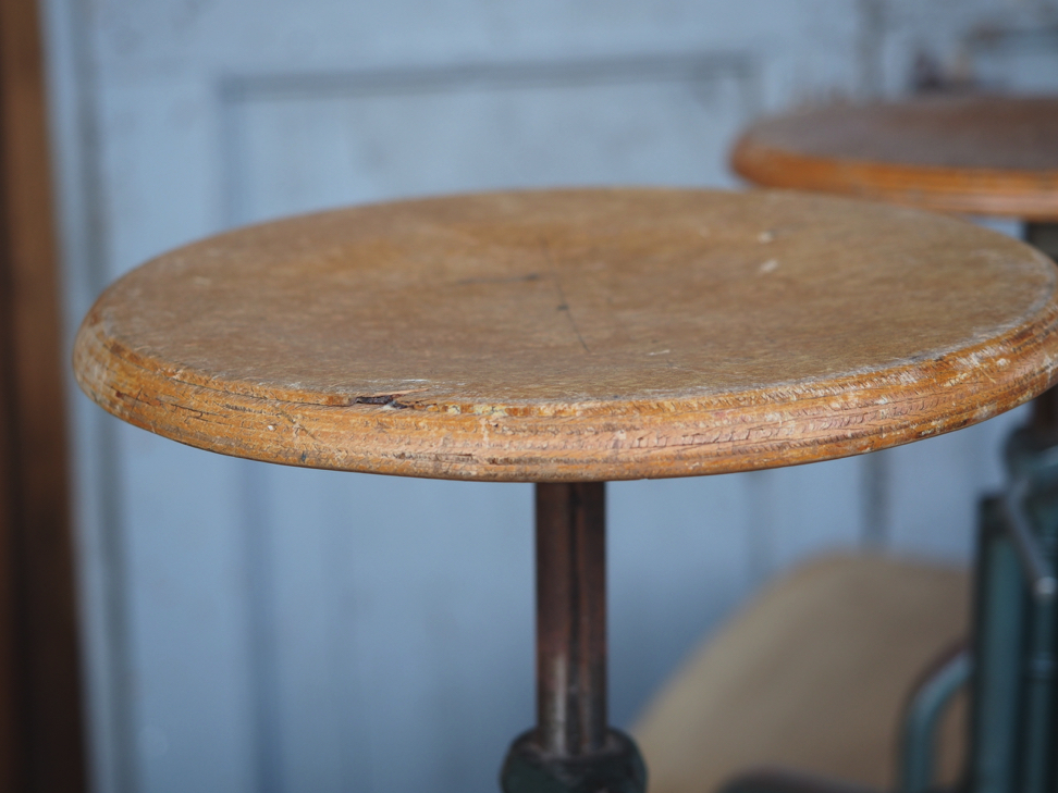 tabouret industriel metal et bois – Image 14