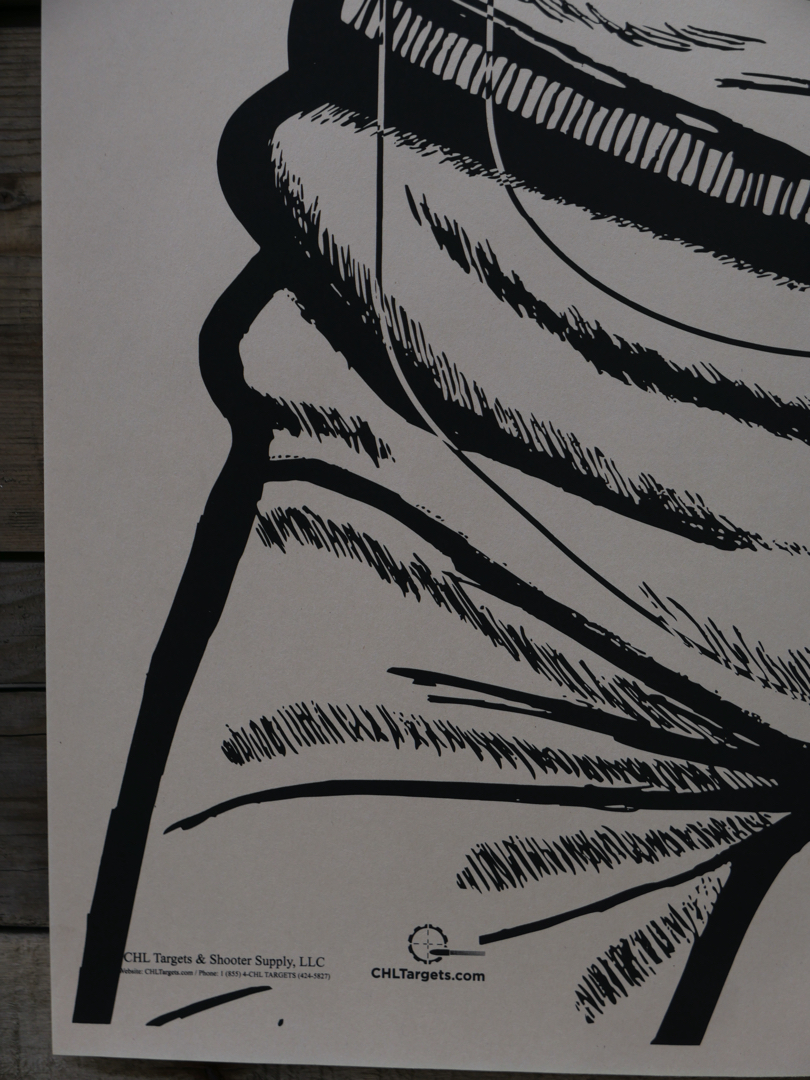 affiche poster cible silhouette gangster police USA – Image 9