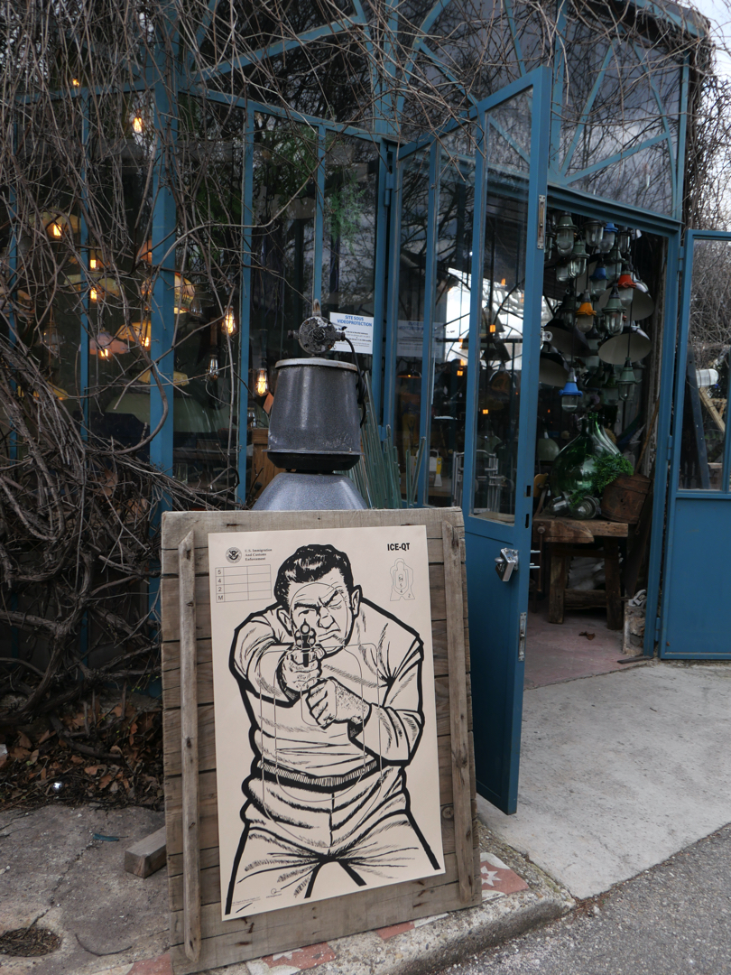 affiche poster cible silhouette gangster police USA – Image 4