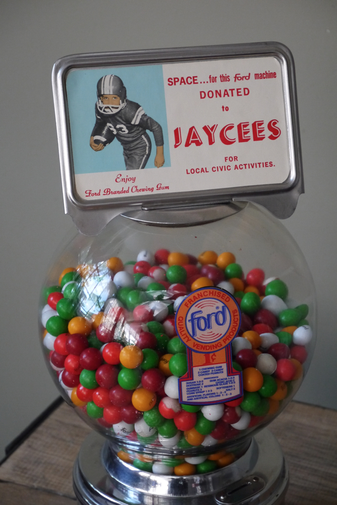 Distributeur à bonbon Ford Ball Gum 1950 jaycees – Image 3