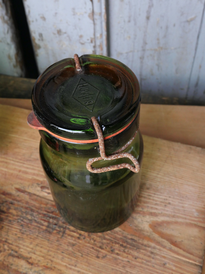 Pot à conserve en verre vert – Image 6