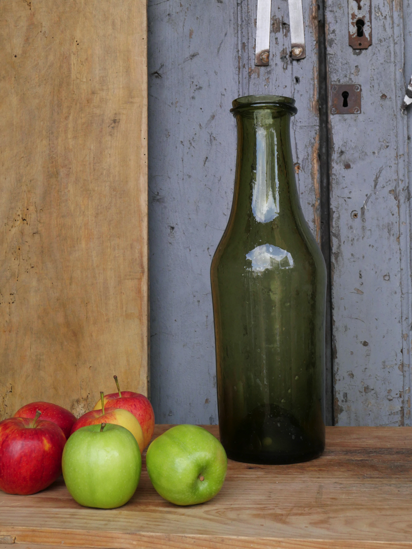 Tres belle bouteille verre bullé – Image 4