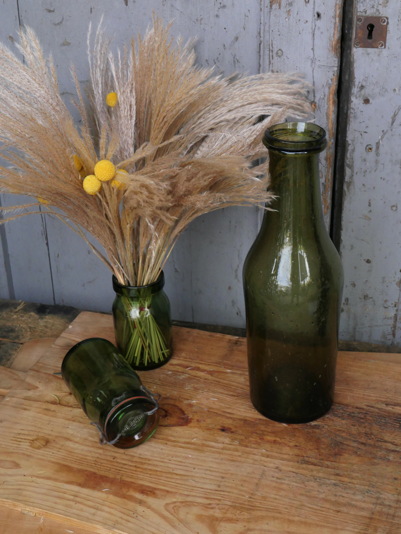 Tres belle bouteille verre bullé – Image 3