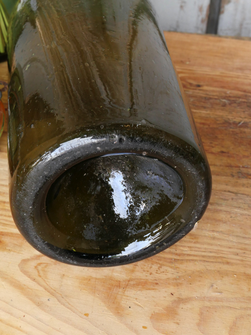 Tres belle bouteille verre bullé – Image 6