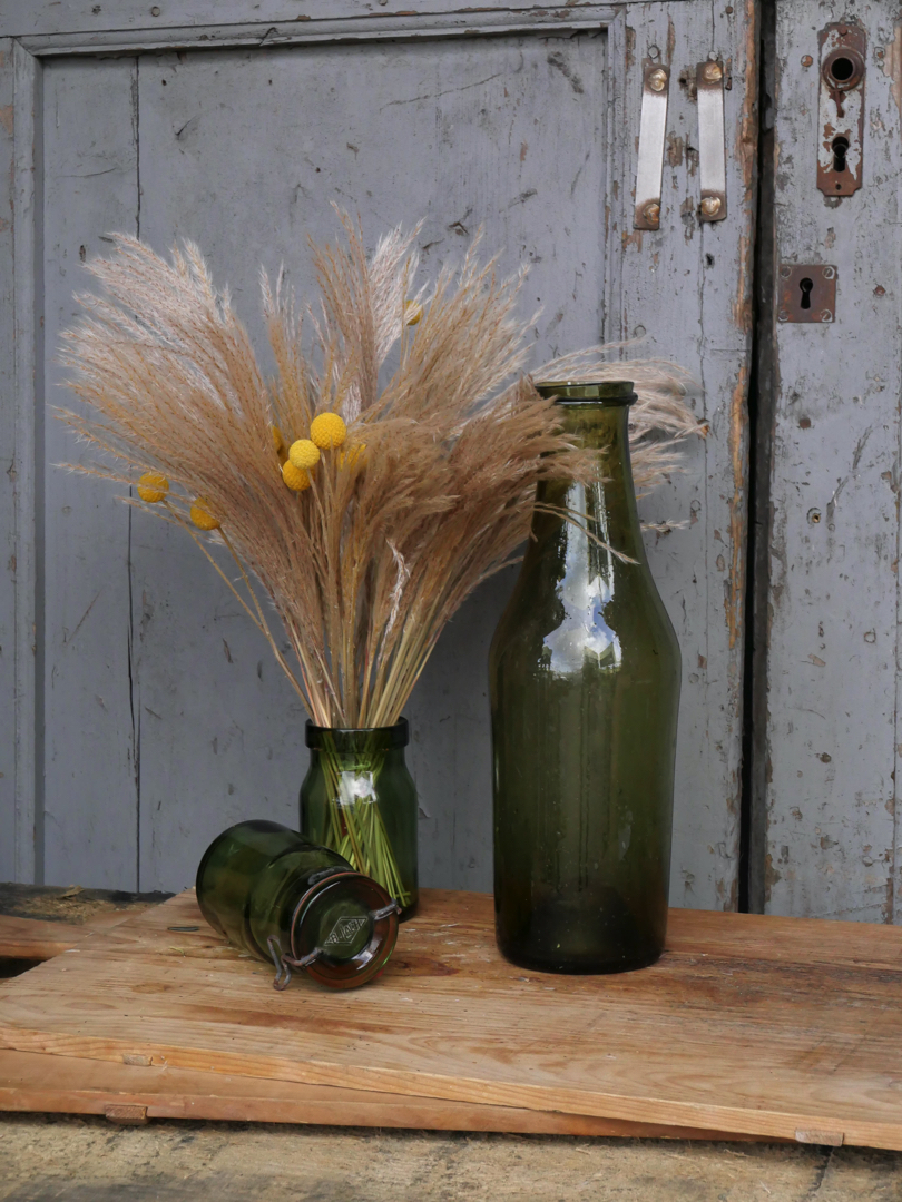 Tres belle bouteille verre bullé – Image 8