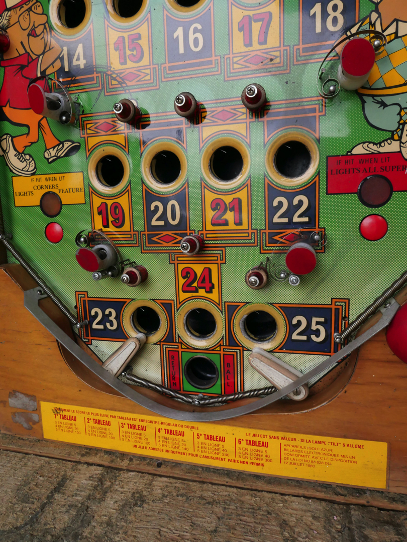 Plaque de flipper , jeu de café, Royal golf – Image 6