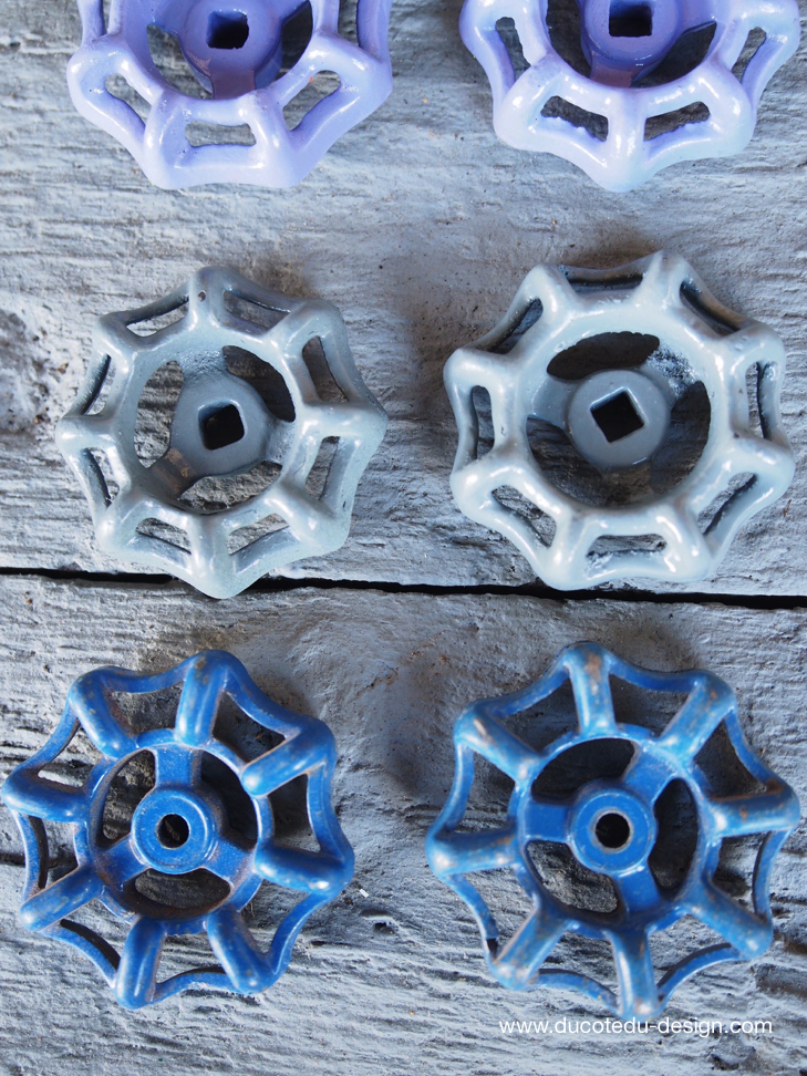 Lot d'anciennes vannes d'usine, ideal en bouton de tiroir indus – Image 5