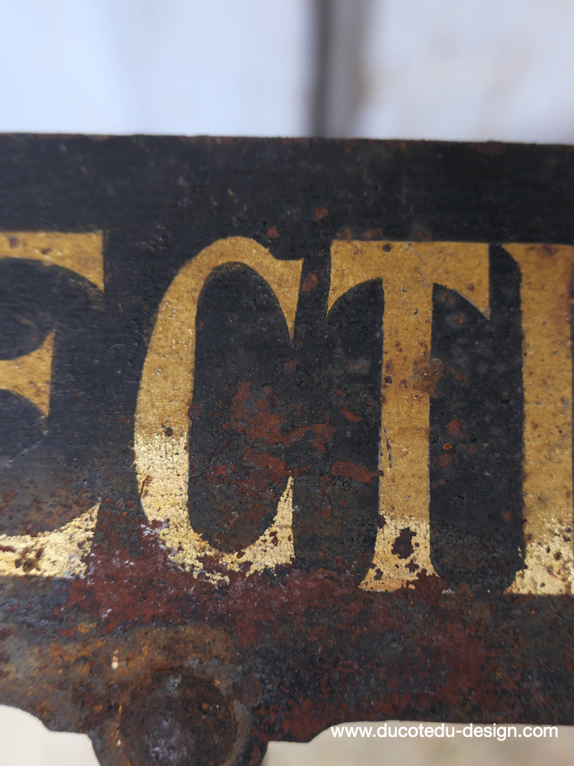 ancienne enseigne metal d'usine Direction – Image 9