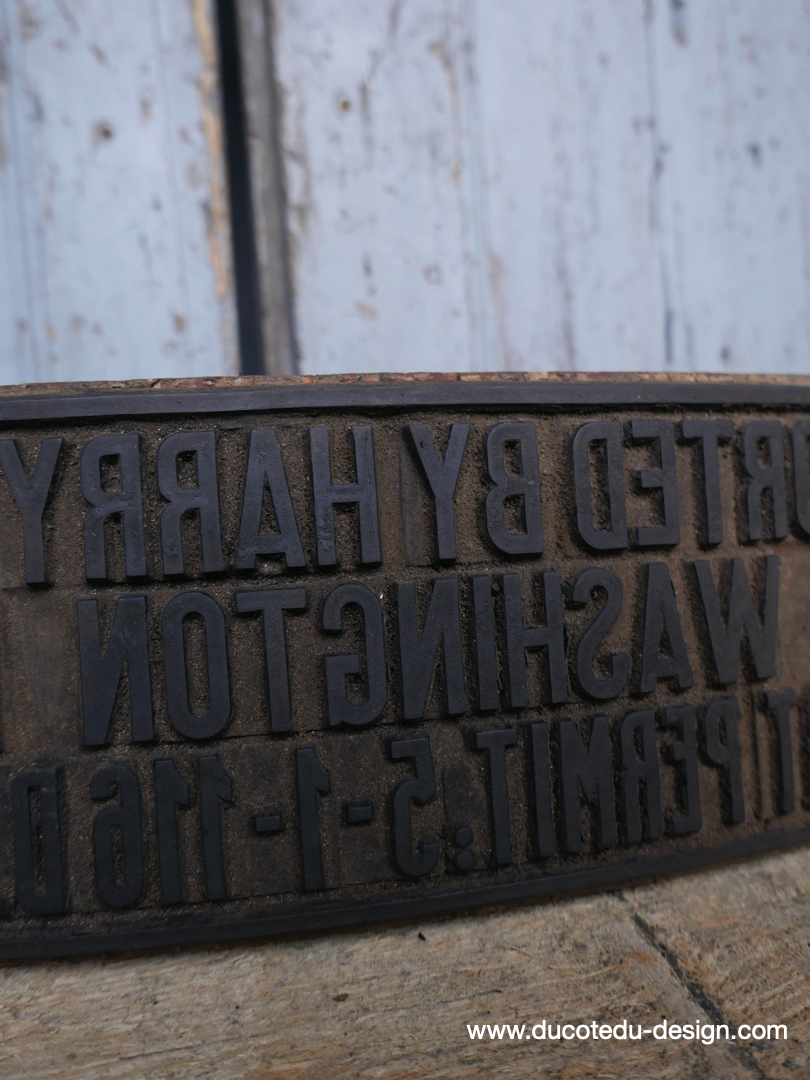 ancien tampon de marquage de fut de vin H. Siegel USA washington – Image 6