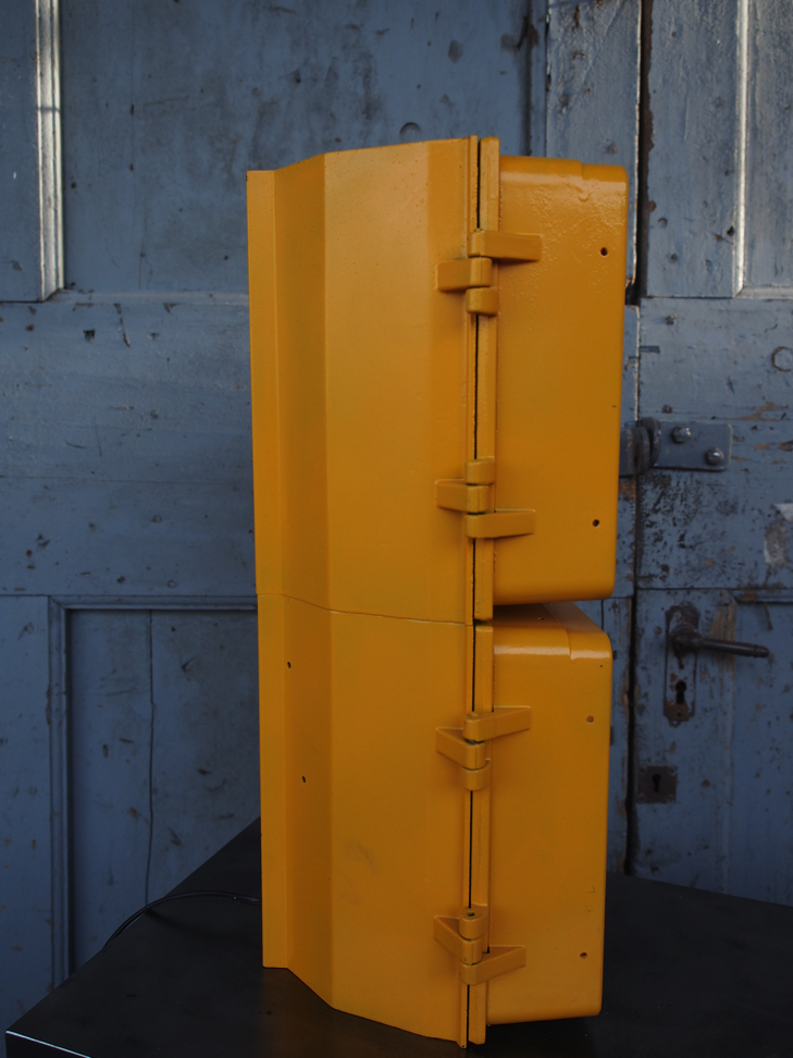 New York feu dont walk americain vintage USA jaune d'origine – Image 9