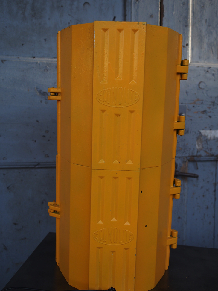 New York feu dont walk americain vintage USA jaune d'origine – Image 10