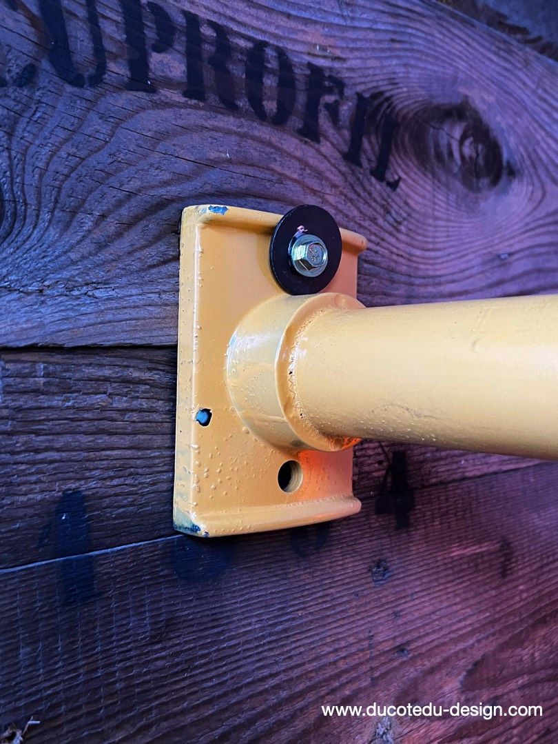 New York feu dont walk americain vintage USA jaune d'origine – Image 12