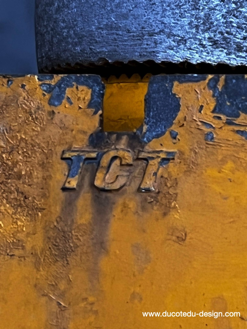 New York feu dont walk americain vintage USA jaune d'origine – Image 14