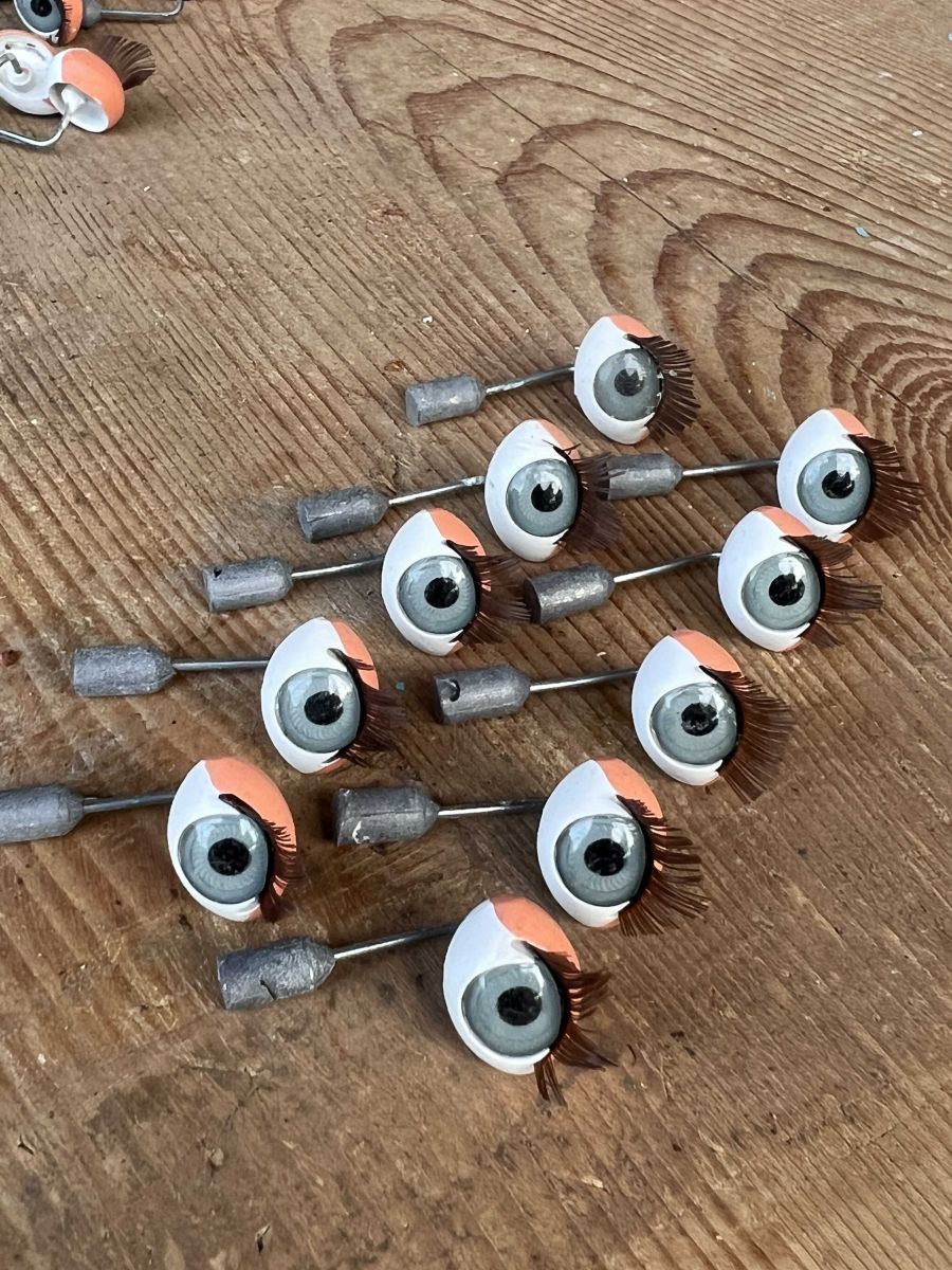 occhi di bambola antichi delle fabbriche GéGé, confezione da 10 pezzi - Image 2