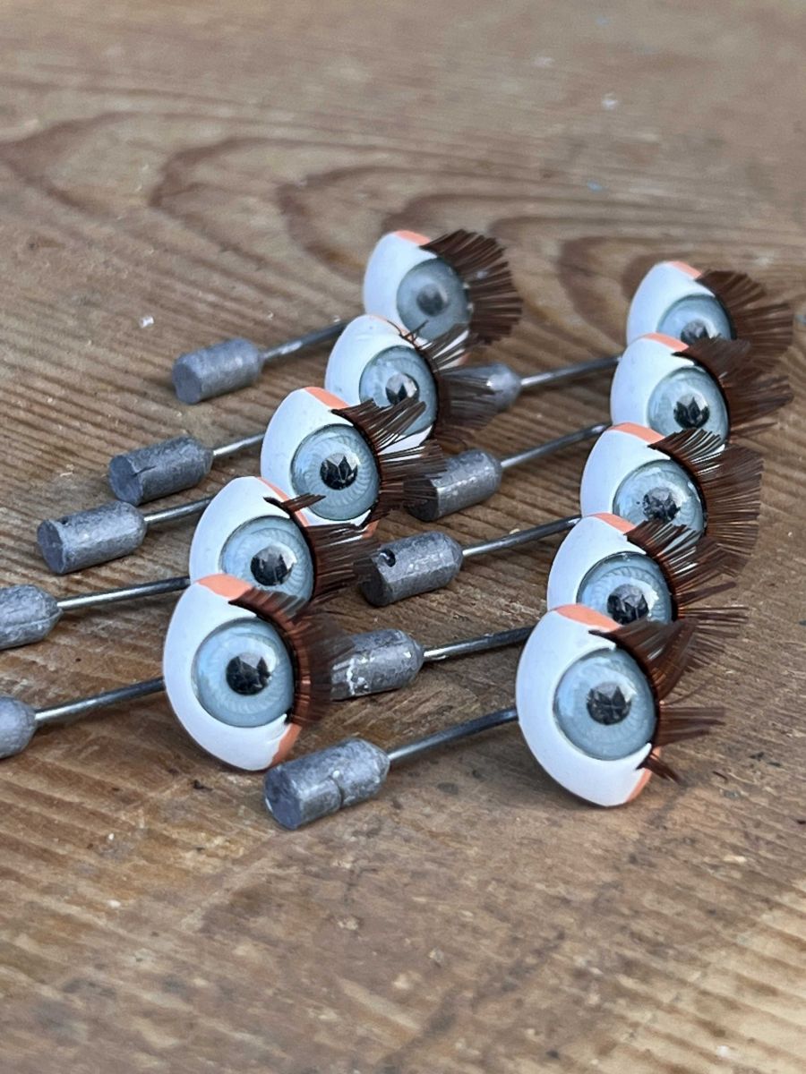 occhi di bambola antichi delle fabbriche GéGé, confezione da 10 pezzi - Image 3