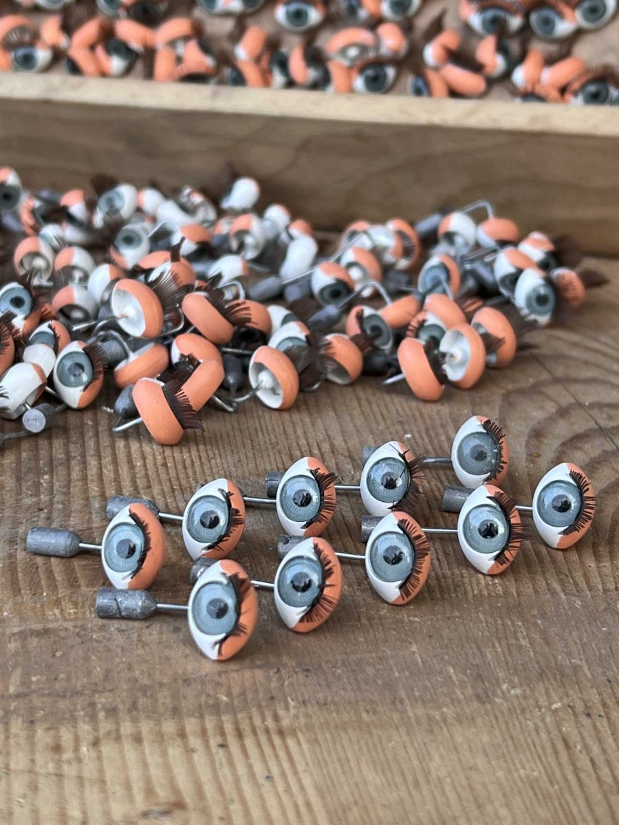 occhi di bambola antichi delle fabbriche GéGé, confezione da 10 pezzi - Image 10