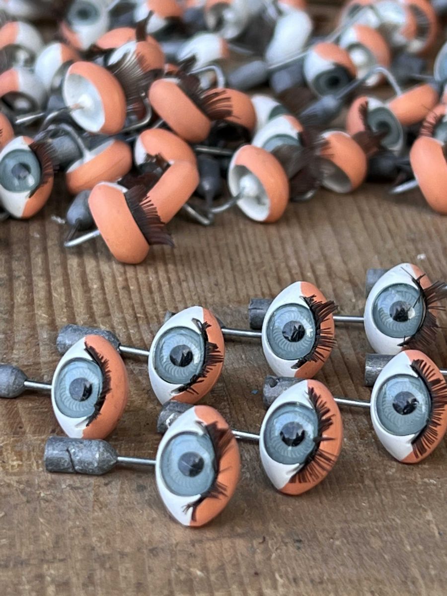 occhi di bambola antichi delle fabbriche GéGé, confezione da 10 pezzi - Image 11