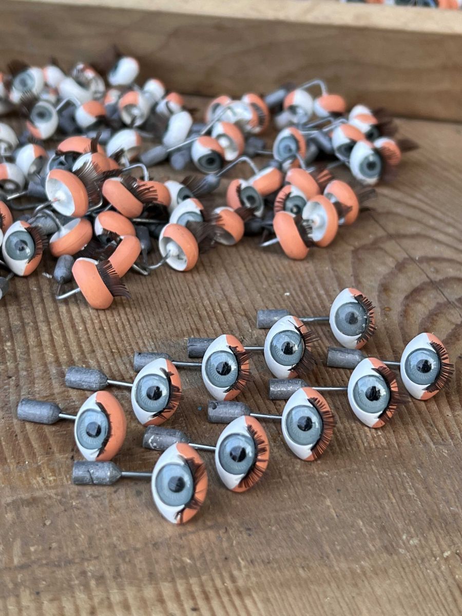 occhi di bambola antichi delle fabbriche GéGé, confezione da 10 pezzi - Image 15