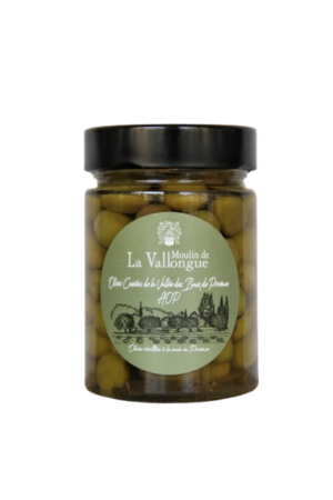 Produit Olives Vertes Cassées AOP Les Baux-de-Provence 190g