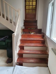 Escaliers avant rénovation