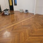 Réparation de Parquet suite à la démolition de cloisons.