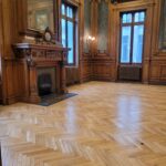 Rénovation de Parquet ancien en Chêne Massif à Bâton Rompu