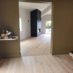 Pose collée de Parquet Boen Chêne Blanchi