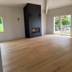 Pose collée de Parquet Boen Chêne Blanchi