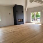 Pose collée de Parquet Boen Chêne Blanchi